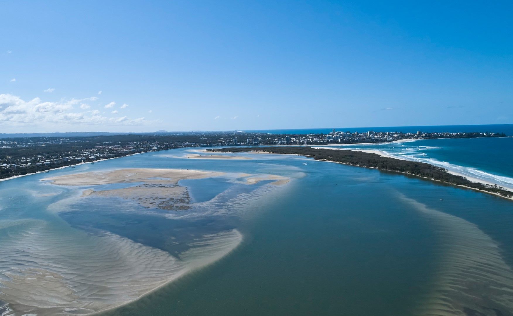 Caloundra aerial view Best Practice Eye care clinic eye specialists Ophthalmologists & Surgeons maroochydore